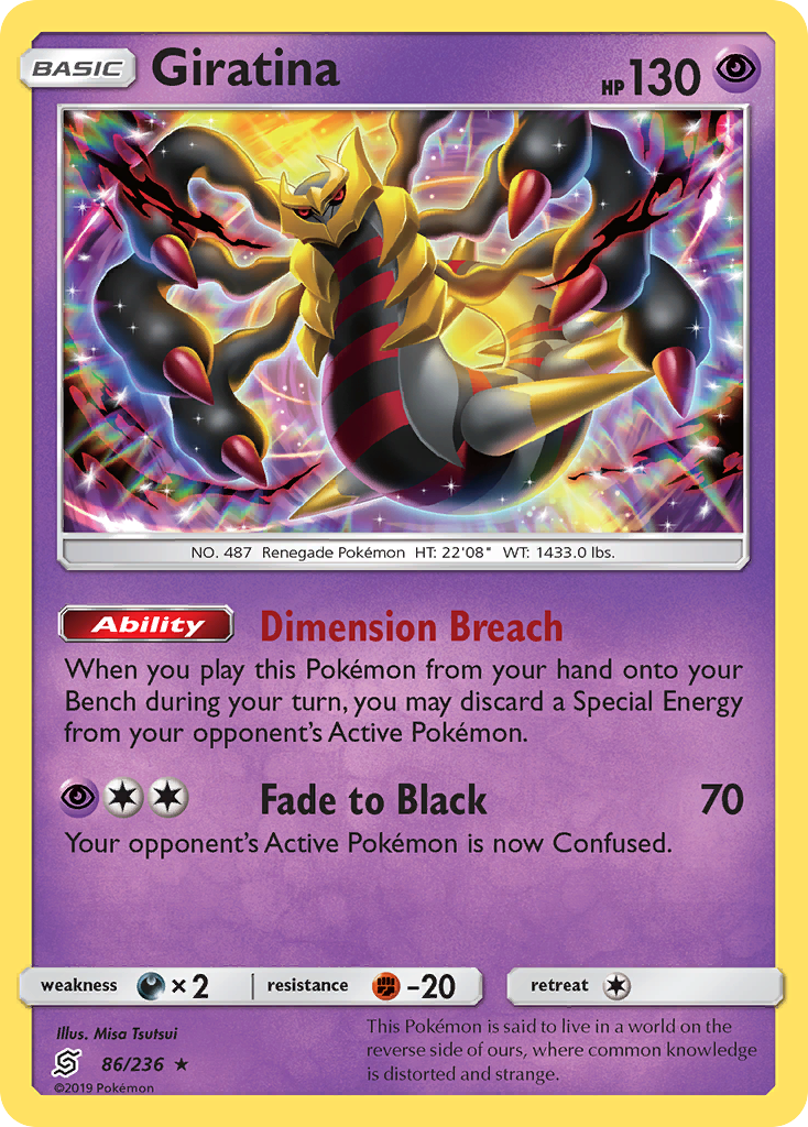 Giratina (86/236) [Sun & Moon: Unified Minds] | North Valley Games