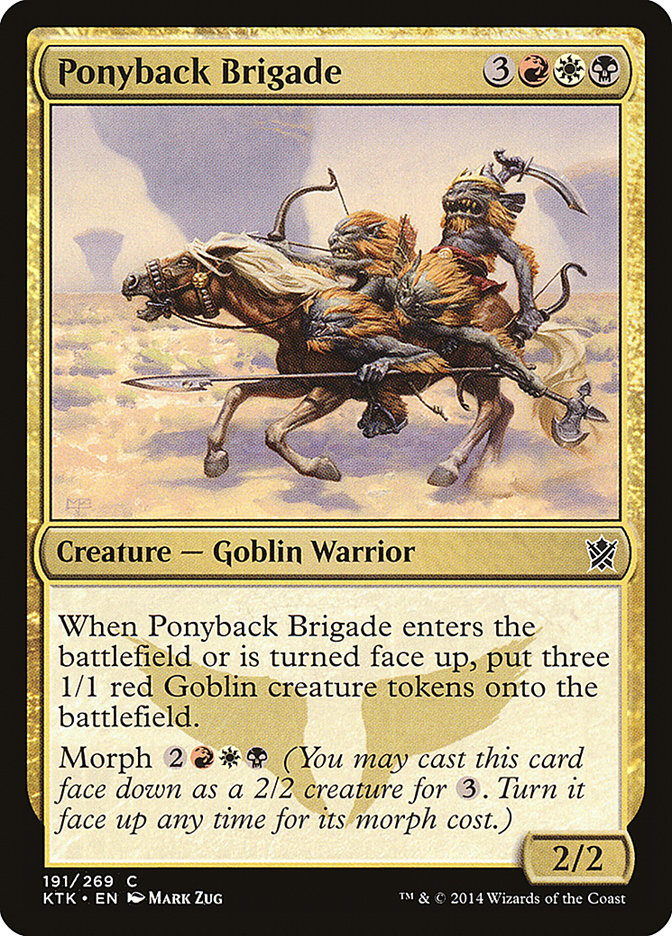 Ponyback Brigade [Khans of Tarkir] | North Valley Games