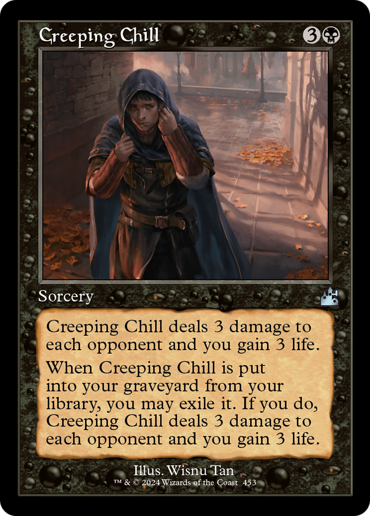 Creeping Chill (Retro Frame) [Ravnica Remastered] | North Valley Games