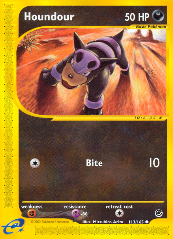 Houndour (113/165) [Expedition: Base Set] | North Valley Games