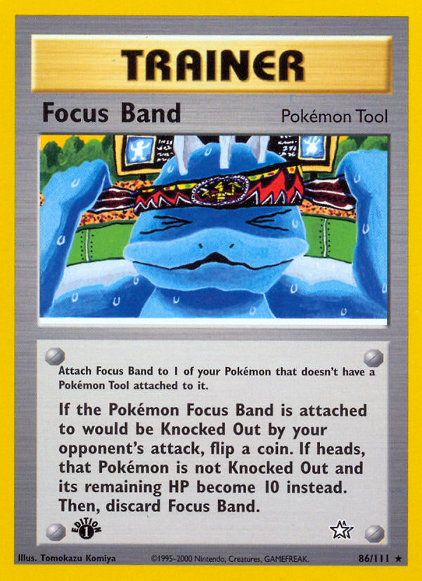 Focus Band (86/111) [Neo Genesis 1st Edition] | North Valley Games