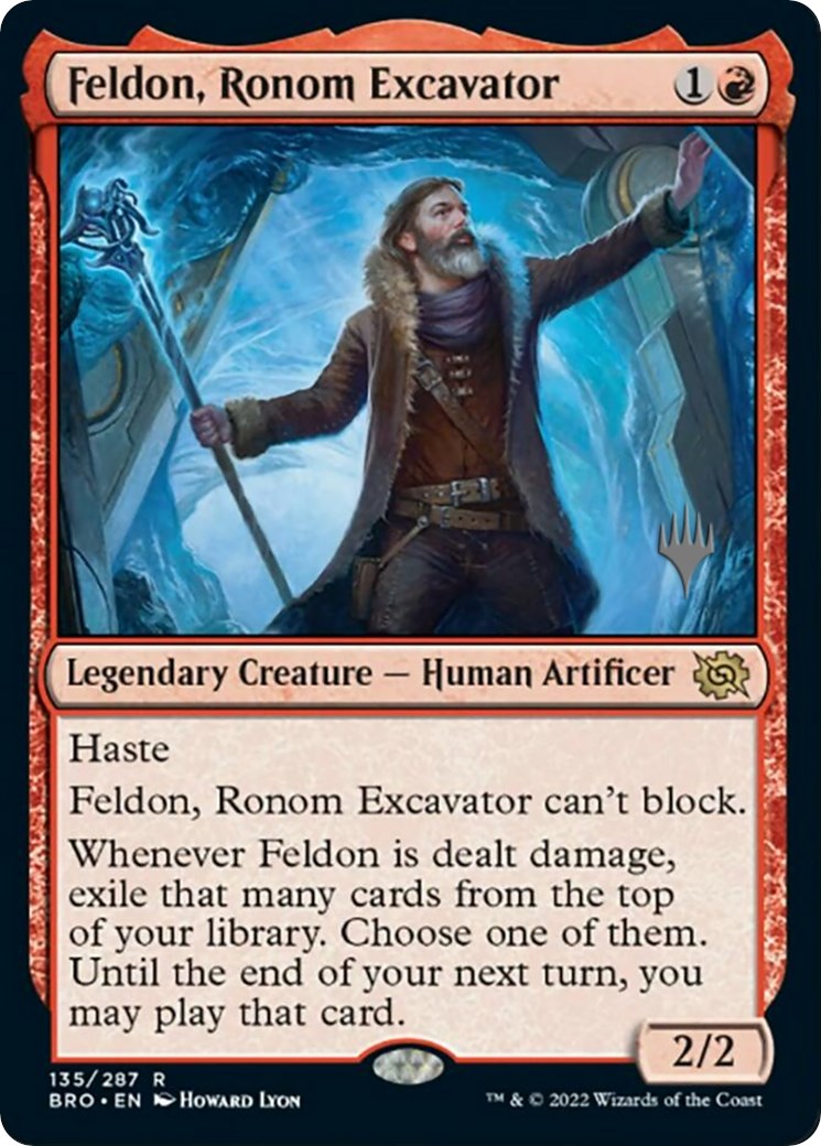Feldon, Ronom Excavator (Promo Pack) [The Brothers' War Promos] | North Valley Games