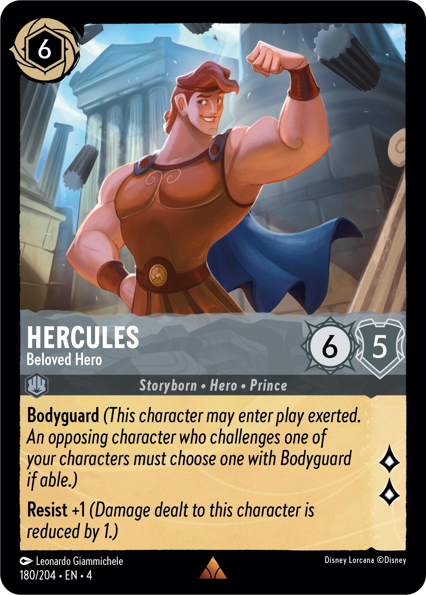 Hercules - Beloved Hero (180/204) [Ursula's Return] | North Valley Games