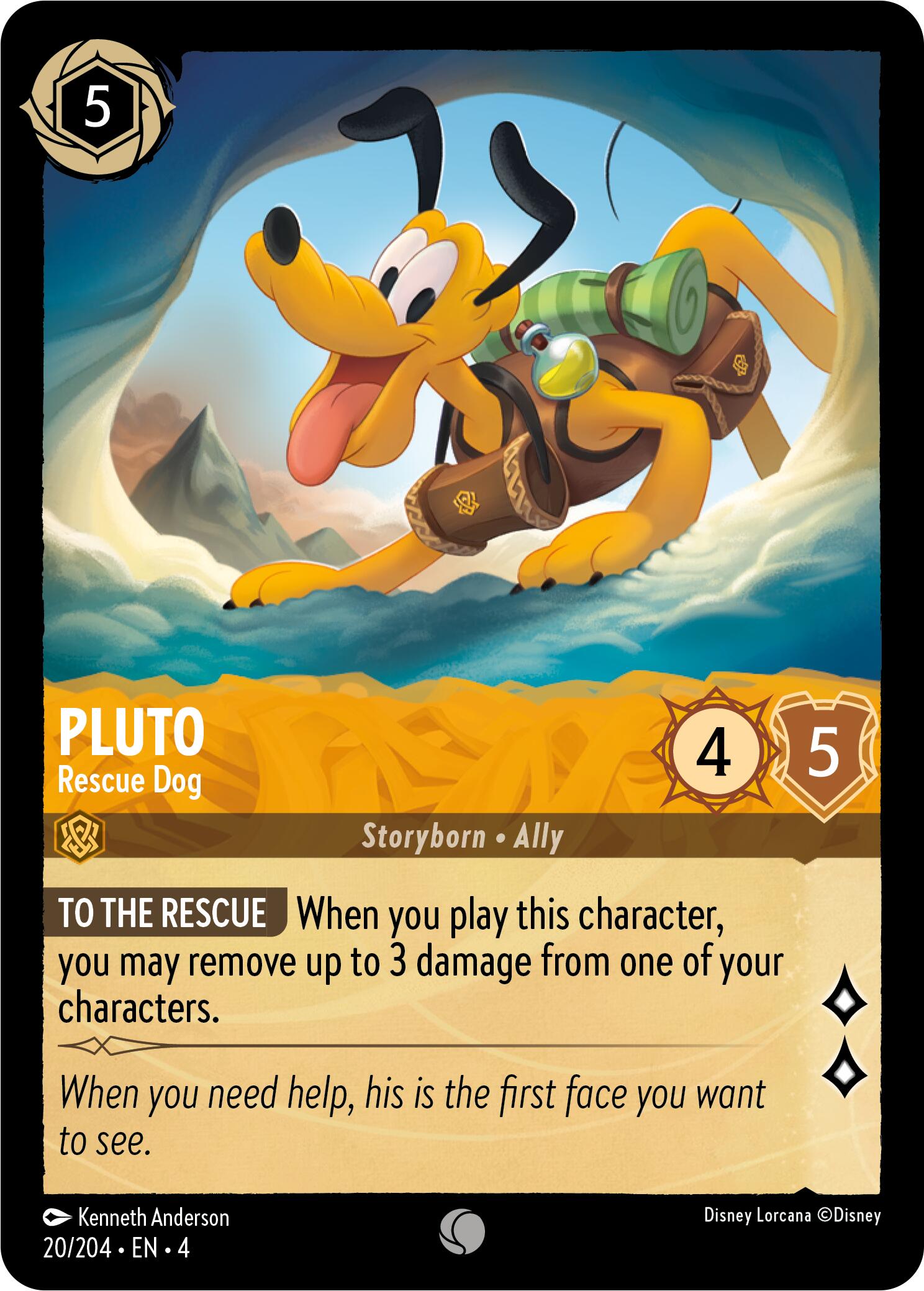 Pluto - Rescue Dog (20/204) [Ursula's Return] | North Valley Games