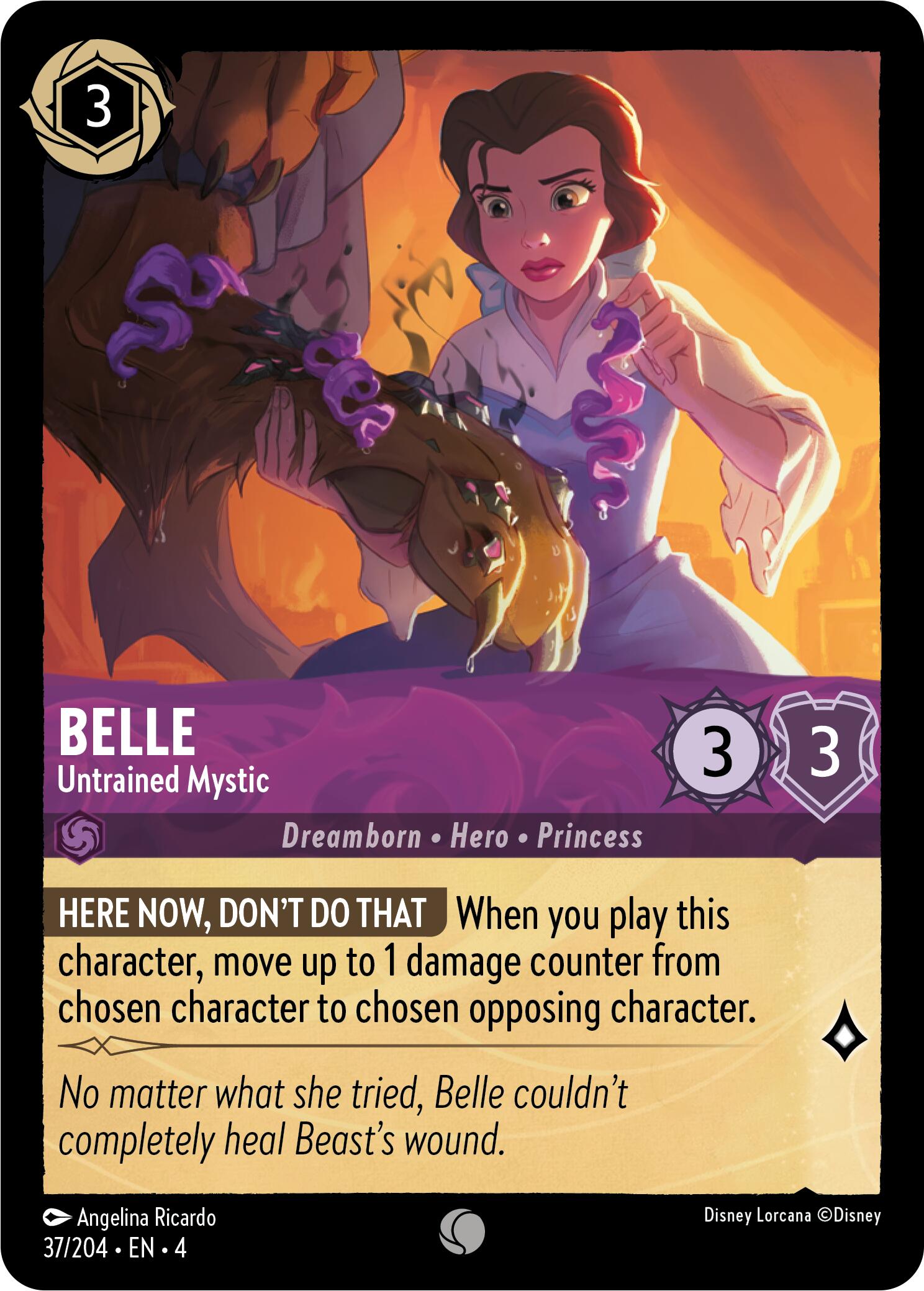 Belle - Untrained Mystic (37/204) [Ursula's Return] | North Valley Games