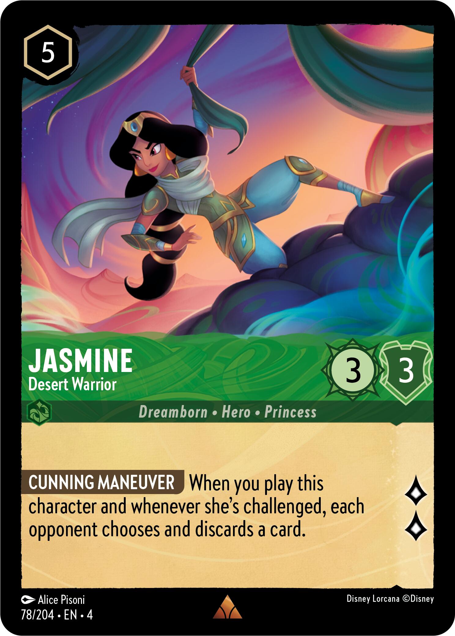Jasmine Desert Warrior (78/204) [Ursula's Return] | North Valley Games