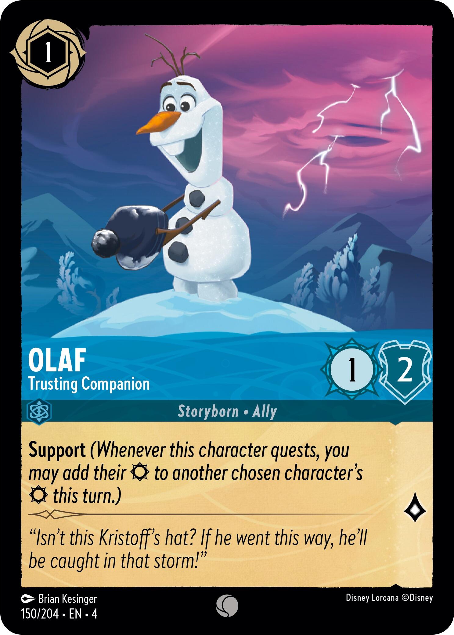 Olaf - Trusting Companion (150/204) [Ursula's Return] | North Valley Games