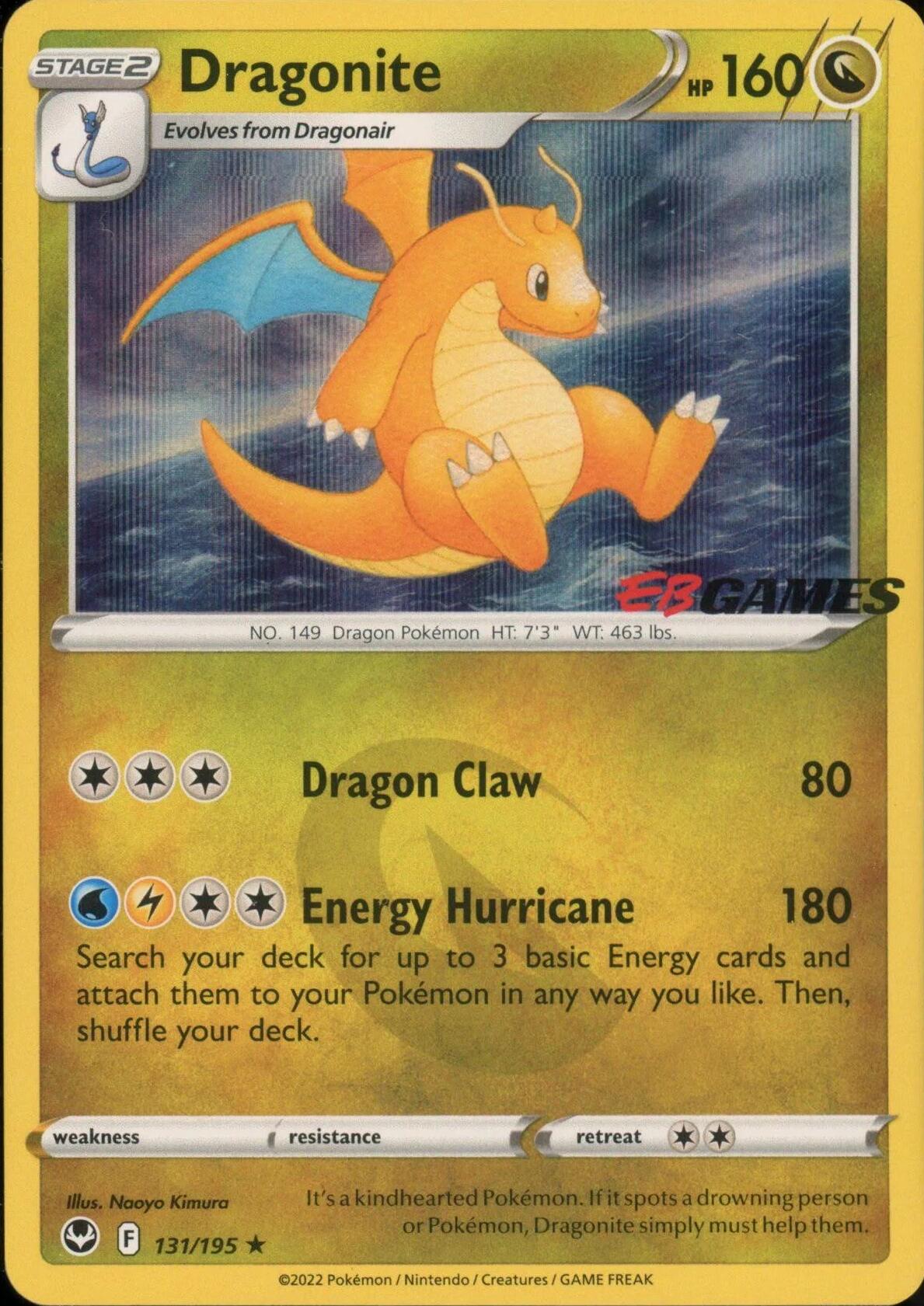 Dragonite (131/195) (EB Games Exclusive) [Miscellaneous Cards] | North Valley Games
