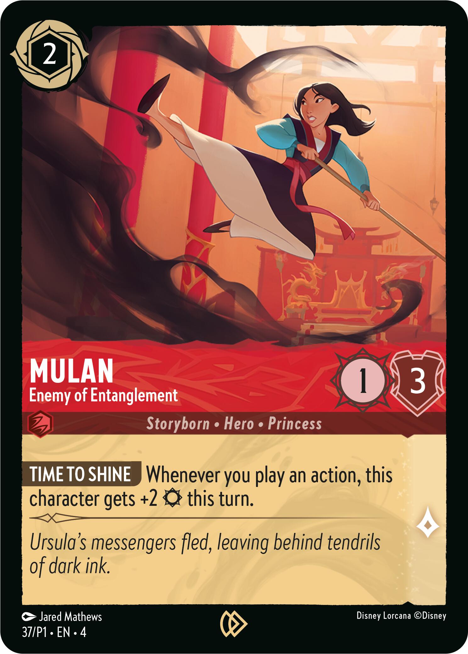 Mulan - Enemy of Entanglement (37) [Promo Cards] | North Valley Games
