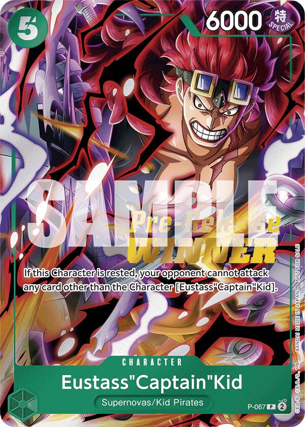 Eustass"Captain"Kid (OP-07 Pre-Release Tournament) [Winner] [One Piece Promotion Cards] | North Valley Games