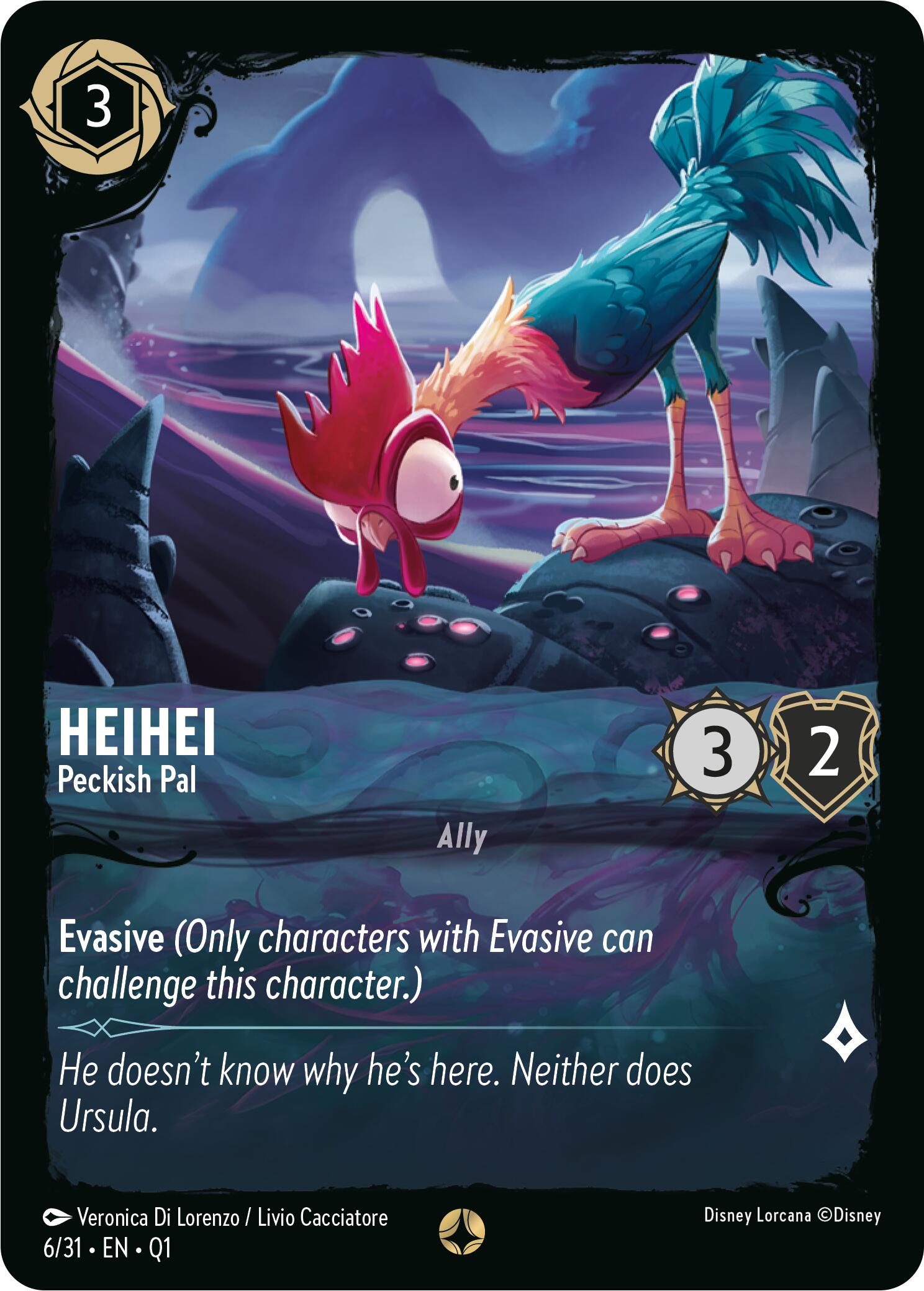 HeiHei - Peckish Pal (6/31) [Illumineer's Quest: Deep Trouble] | North Valley Games