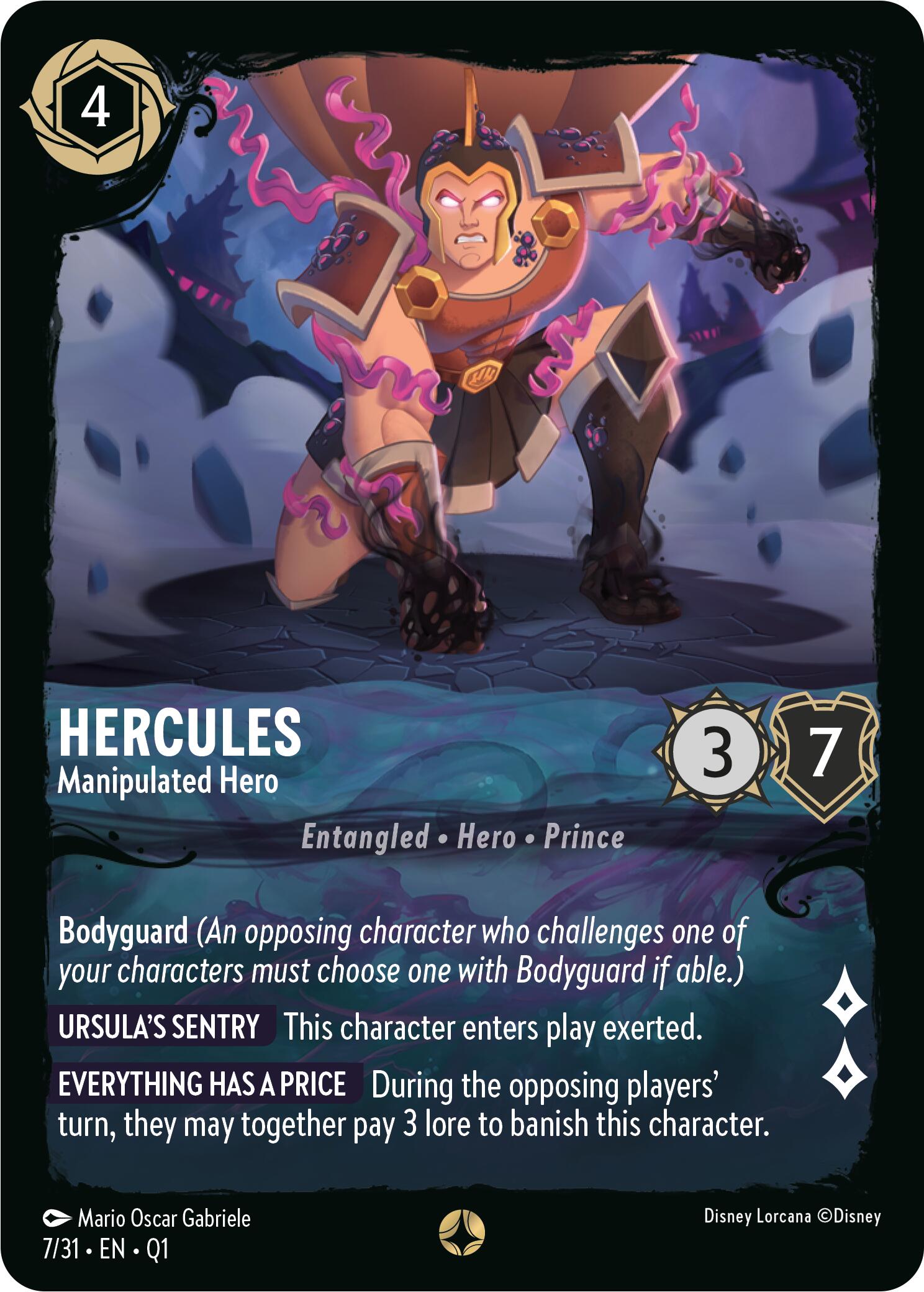 Hercules - Manipulated Hero (7/31) [Illumineer's Quest: Deep Trouble] | North Valley Games