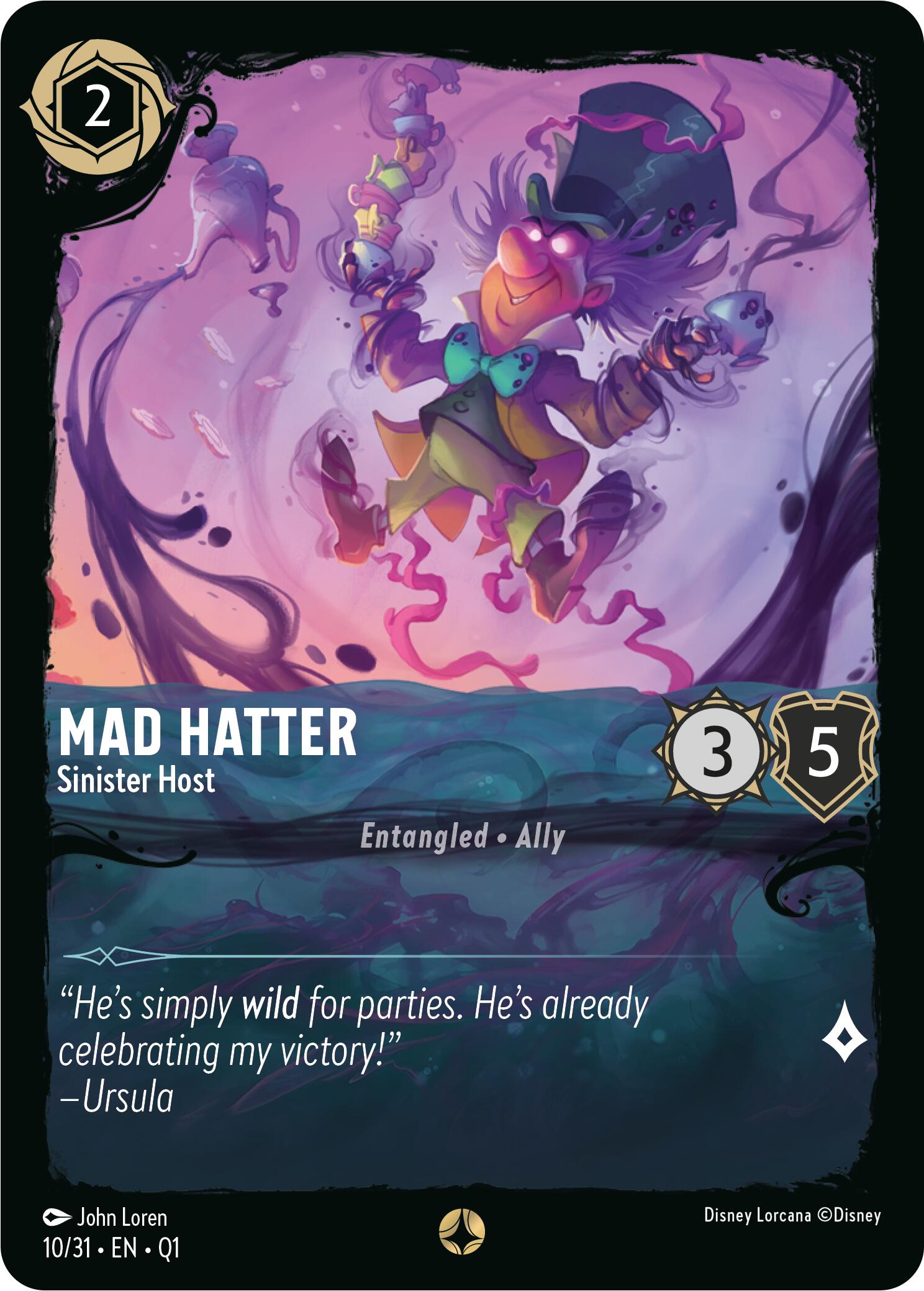 Mad Hatter - Sinister Host (10/31) [Illumineer's Quest: Deep Trouble] | North Valley Games