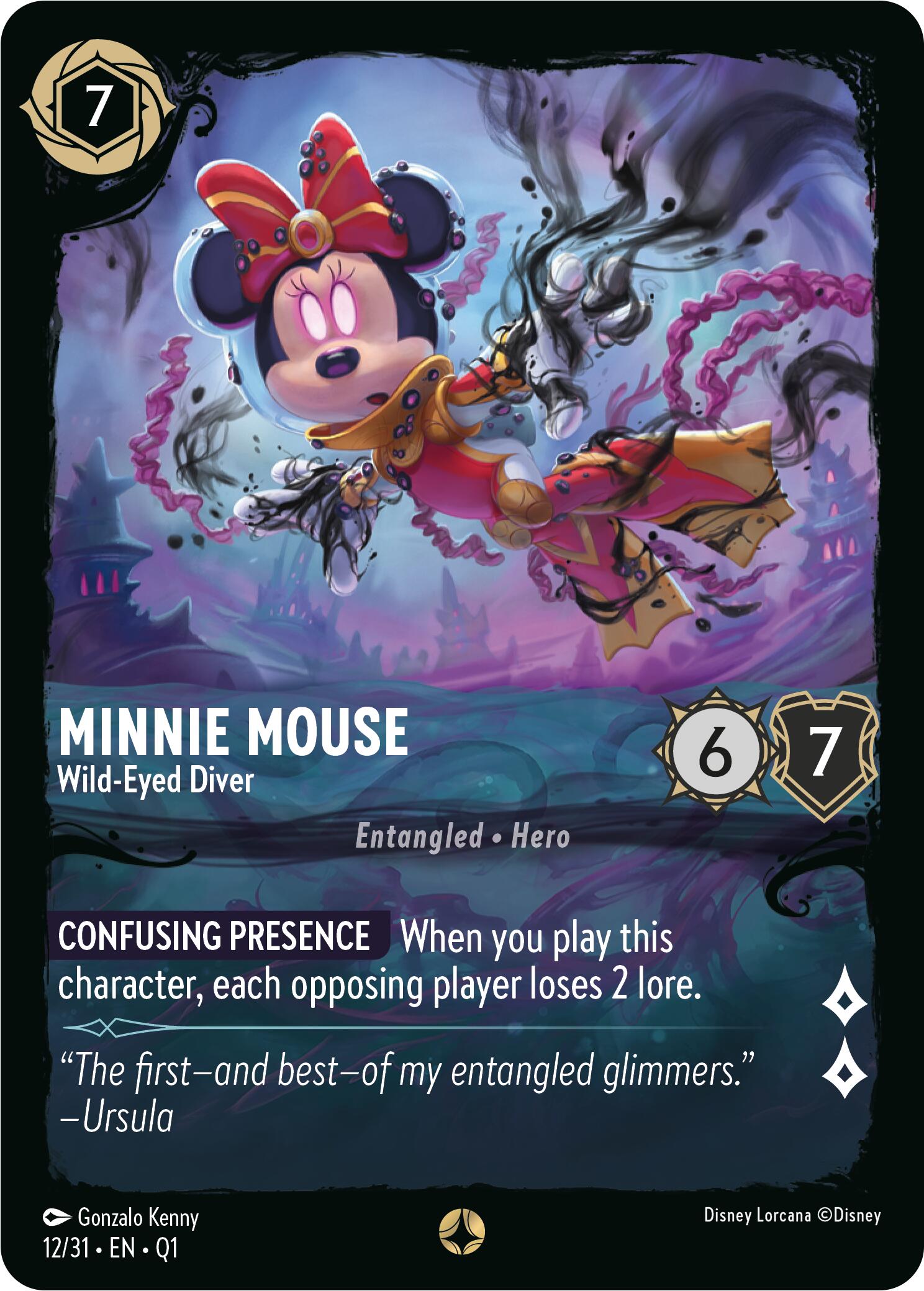 Minnie Mouse - Wild-Eyed Diver (12/31) [Illumineer's Quest: Deep Trouble] | North Valley Games
