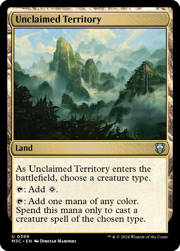Unclaimed Territory [Modern Horizons 3 Commander] | North Valley Games