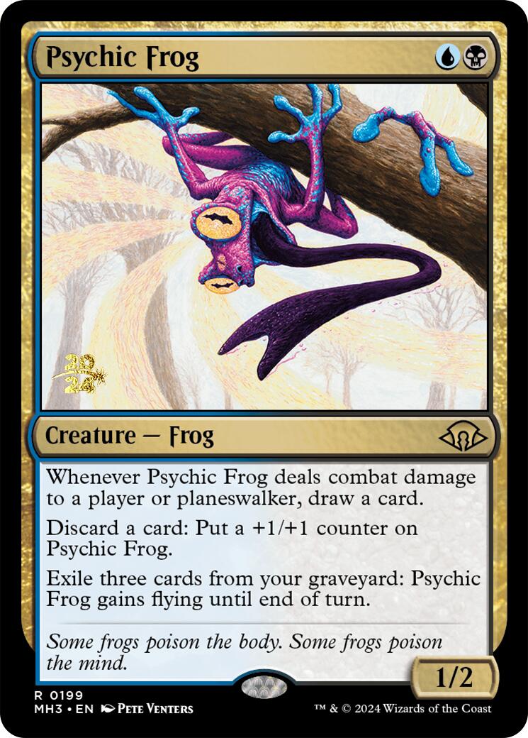 Psychic Frog [Modern Horizons 3 Prerelese Promos] | North Valley Games