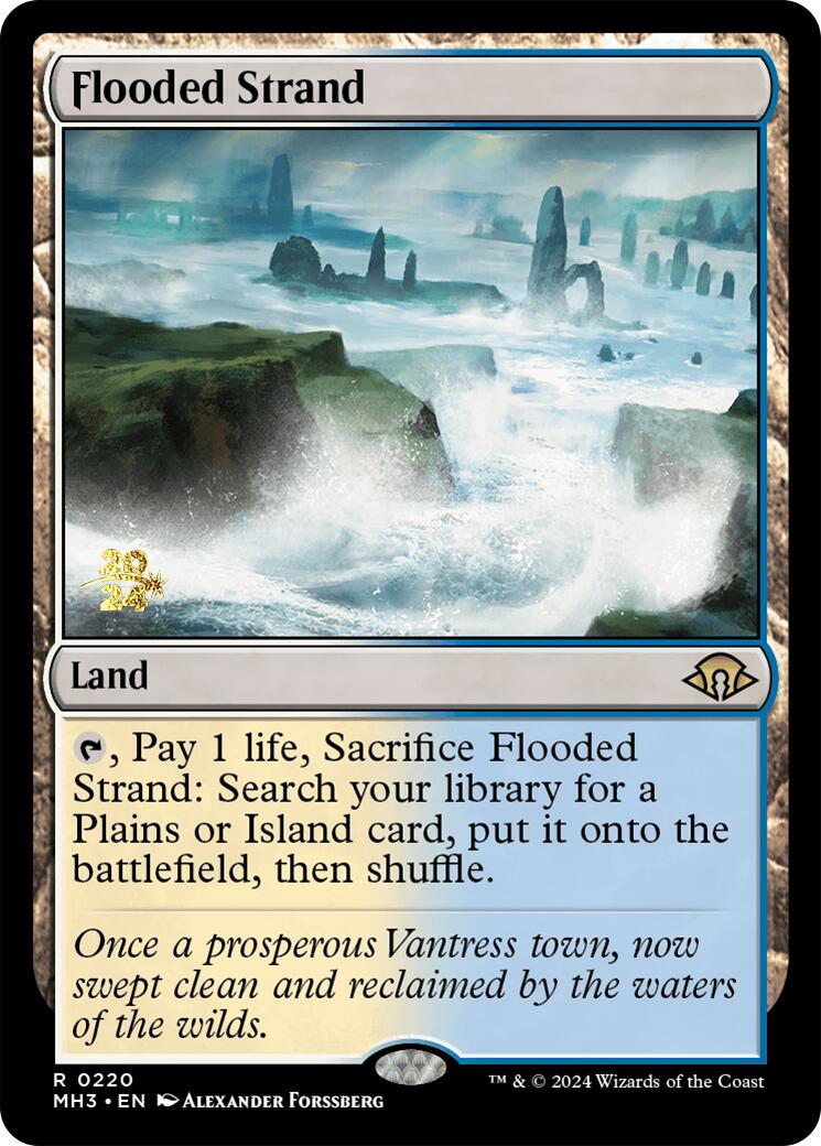 Flooded Strand [Modern Horizons 3 Prerelese Promos] | North Valley Games