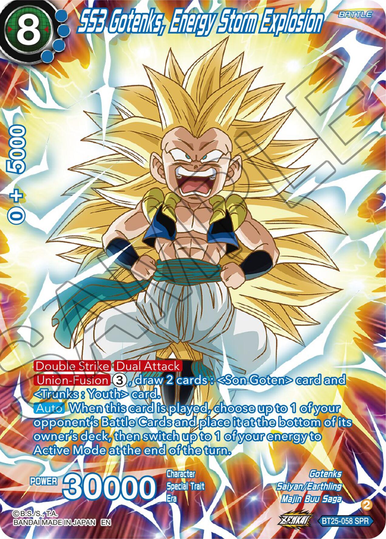 SS3 Gotenks, Energy Storm Explosion (BT25-058) [Legend of the Dragon Balls] | North Valley Games
