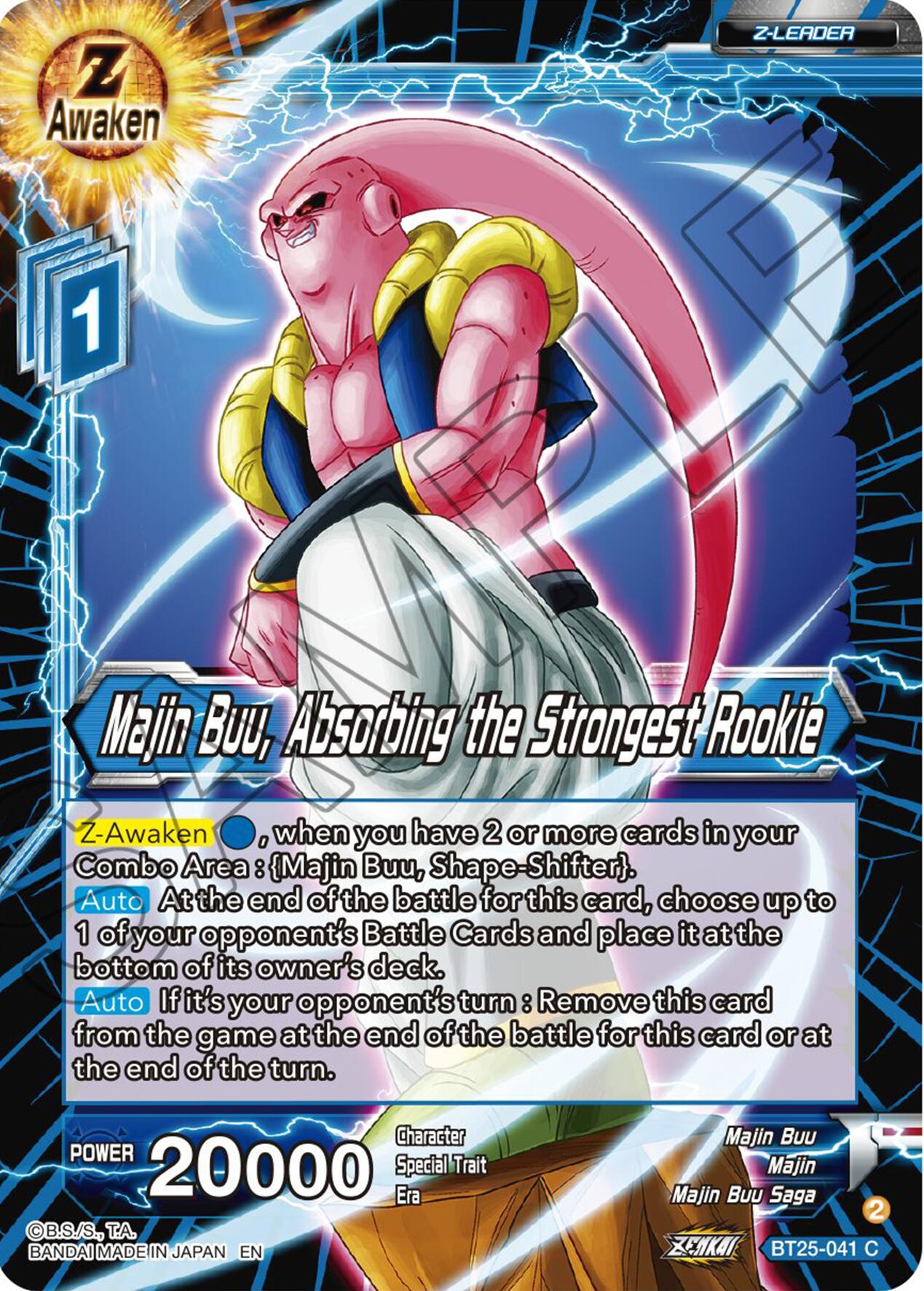 Majin Buu, Absorbing the Strongest Rookie (BT25-041) [Legend of the Dragon Balls] | North Valley Games