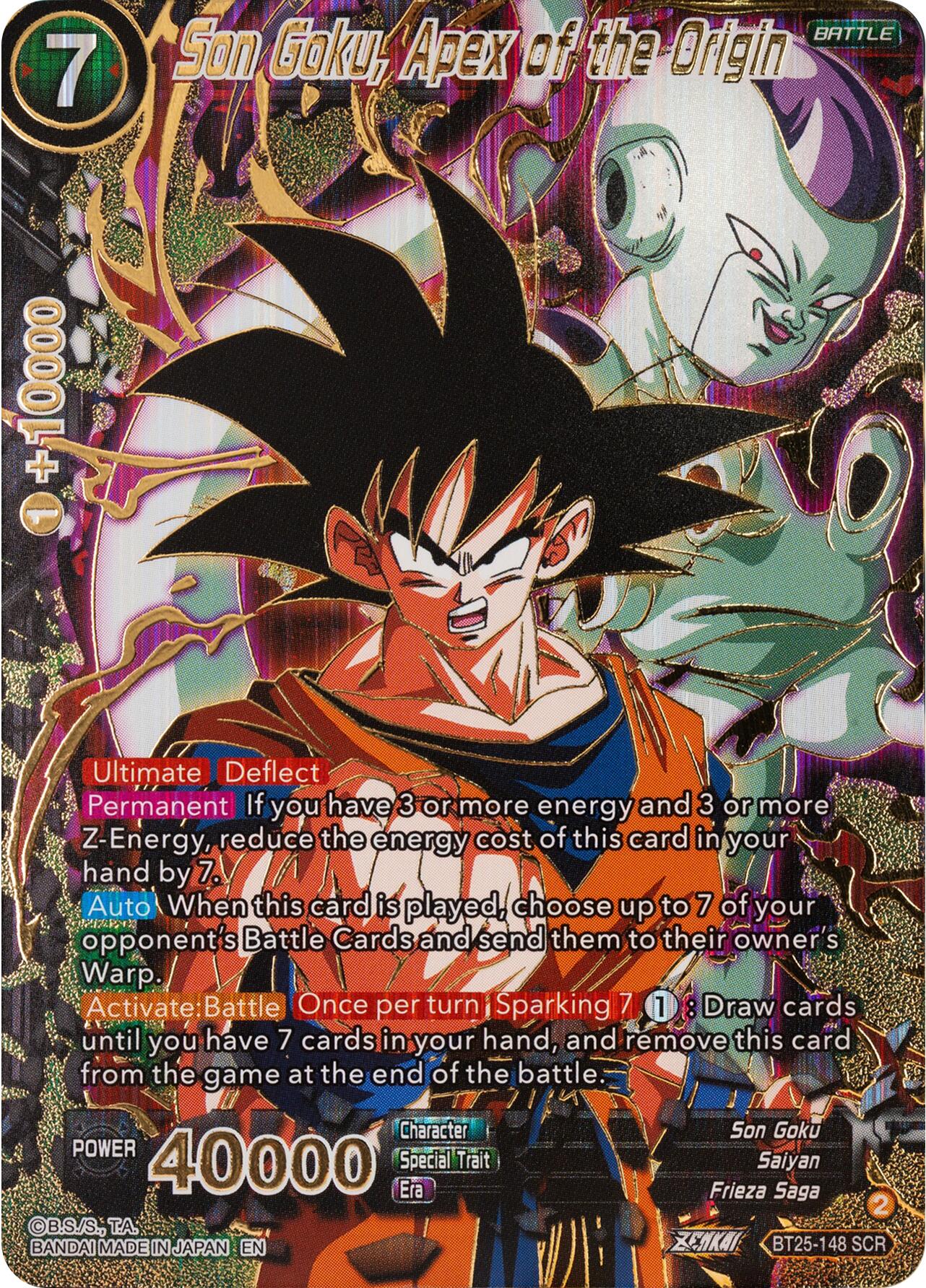Son Goku, Apex of the Origin (BT25-148) [Legend of the Dragon Balls] | North Valley Games