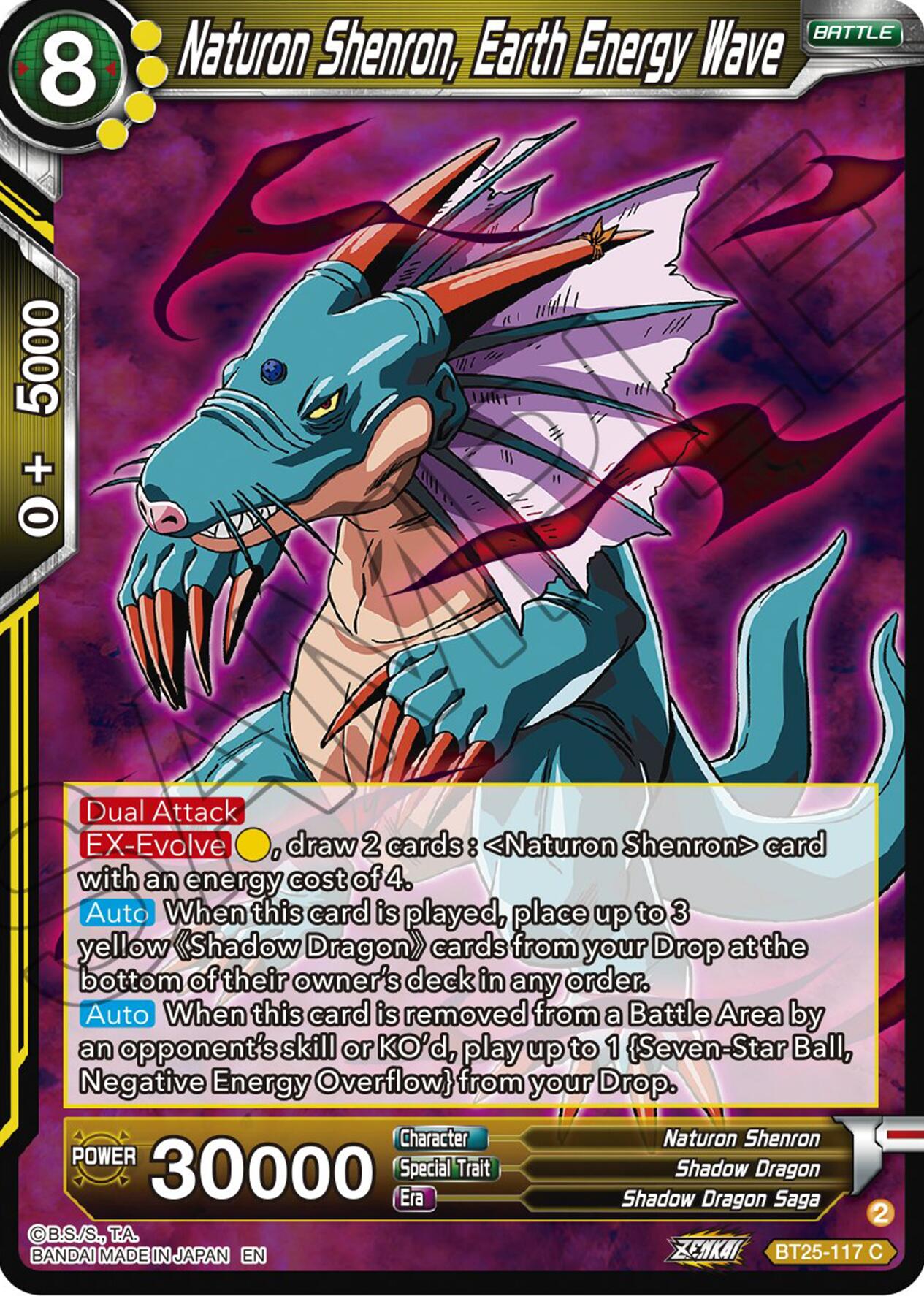 Naturon Shenron, Earth Energy Wave (BT25-117) [Legend of the Dragon Balls] | North Valley Games
