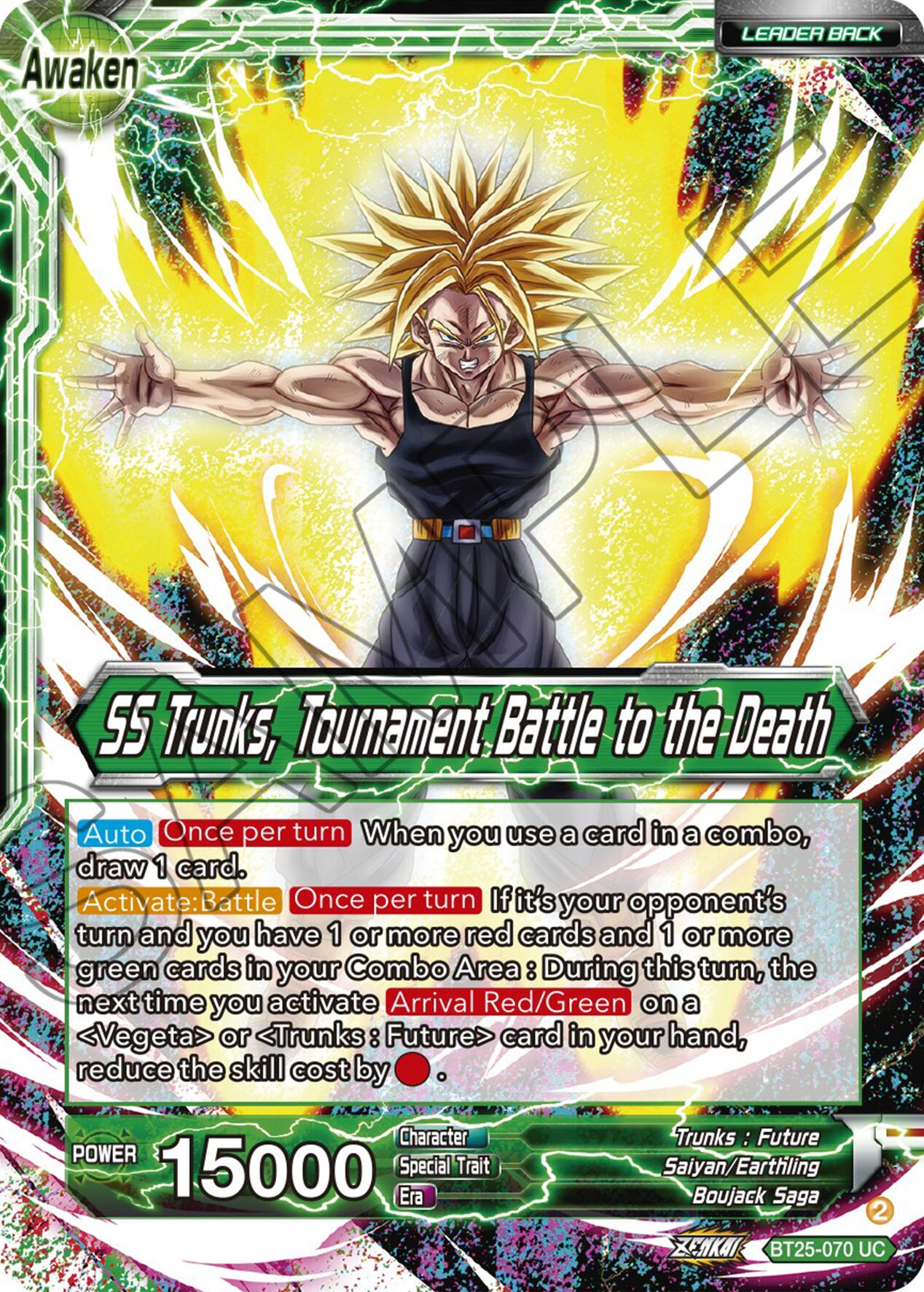 Trunks // SS Trunks, Tournament Battle to the Death (BT25-070) [Legend of the Dragon Balls] | North Valley Games