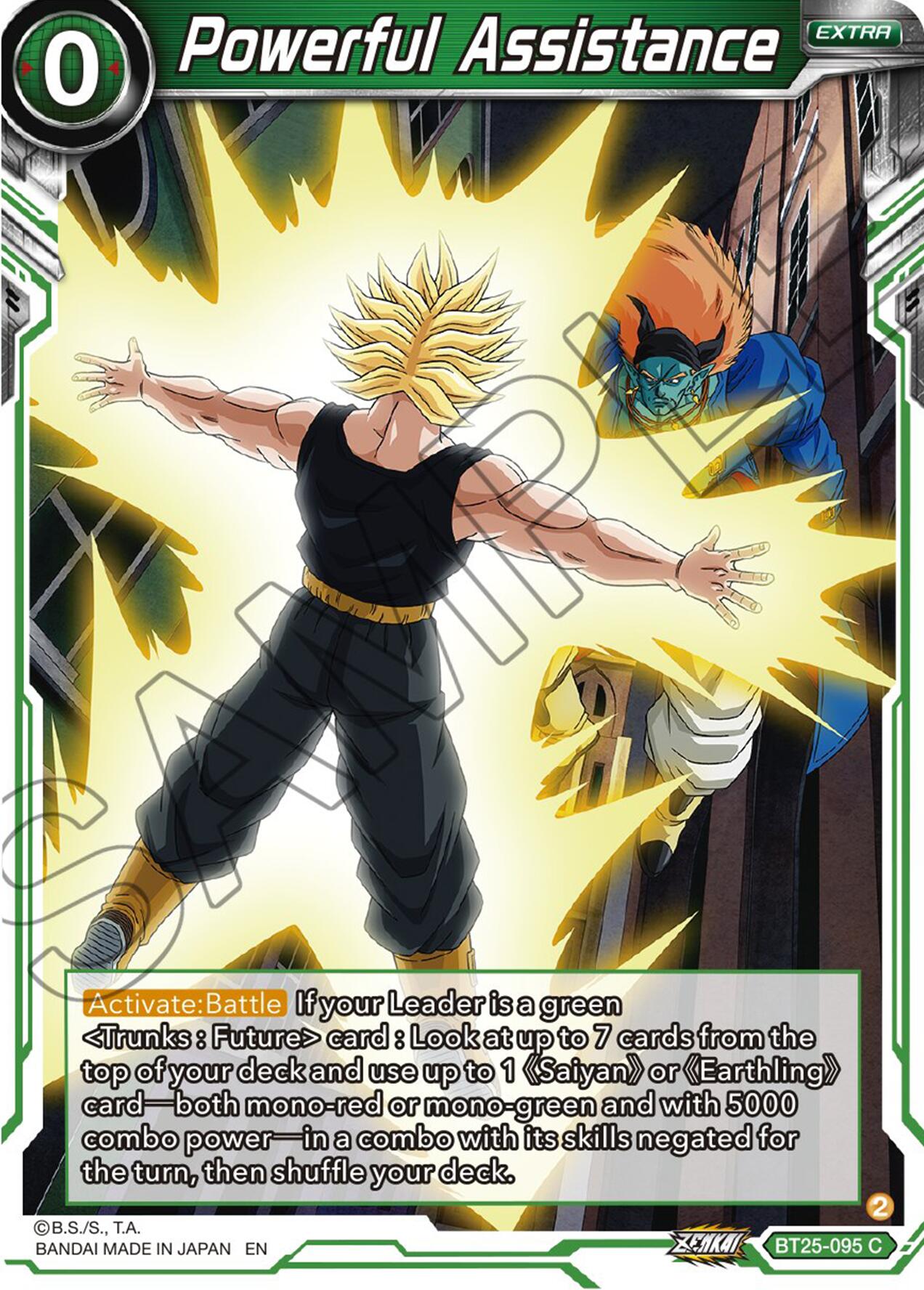 Powerful Assistance (BT25-095) [Legend of the Dragon Balls] | North Valley Games