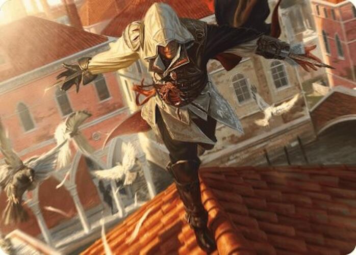 Ezio, Blade of Vengeance Art Card [Assassin's Creed Art Series] | North Valley Games