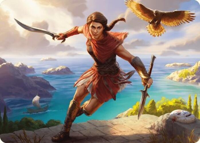 Kassandra, Eagle Bearer Art Card [Assassin's Creed Art Series] | North Valley Games