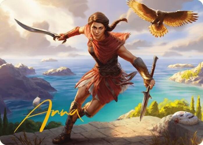 Kassandra, Eagle Bearer Art Card (Gold-Stamped Signature) [Assassin's Creed Art Series] | North Valley Games