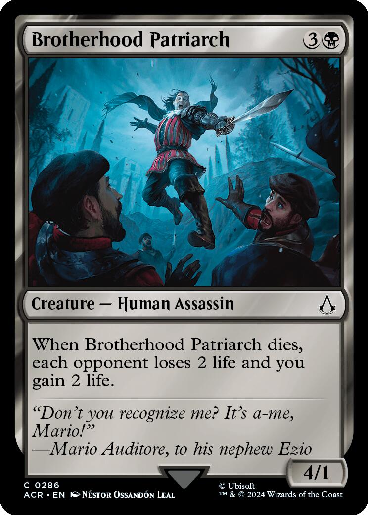 Brotherhood Patriarch [Assassin's Creed] | North Valley Games