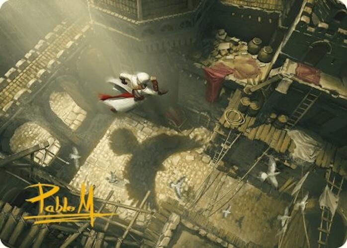 Rooftop Bypass Art Card (Gold-Stamped Signature) [Assassin's Creed Art Series] | North Valley Games