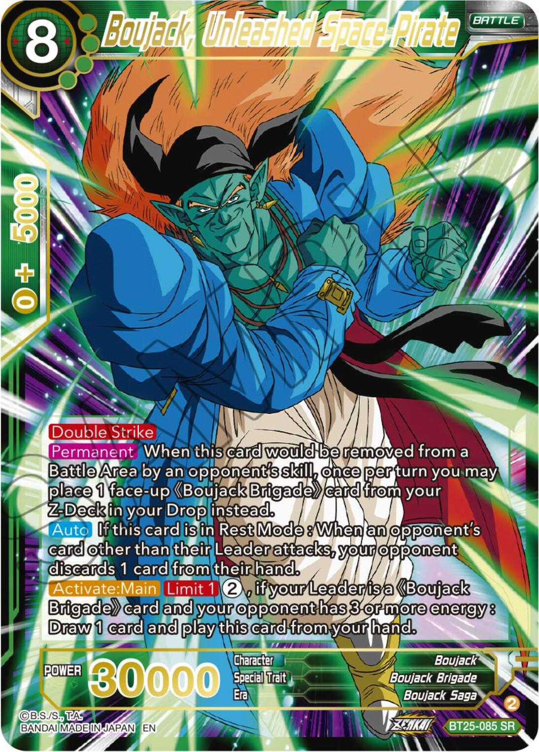 Boujack, Unleashed Space Pirate (BT25-085) [Legend of the Dragon Balls] | North Valley Games