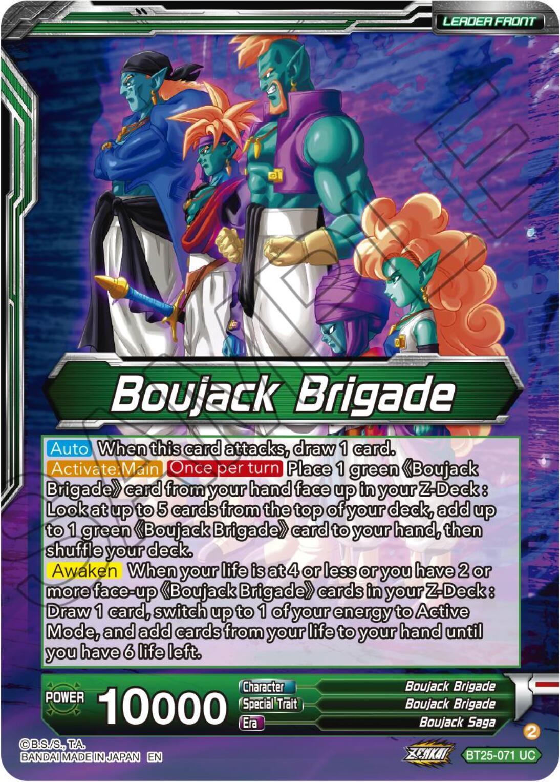 Boujack Brigade // Boujack, Crashing the Tournament (BT25-071) [Legend of the Dragon Balls] | North Valley Games