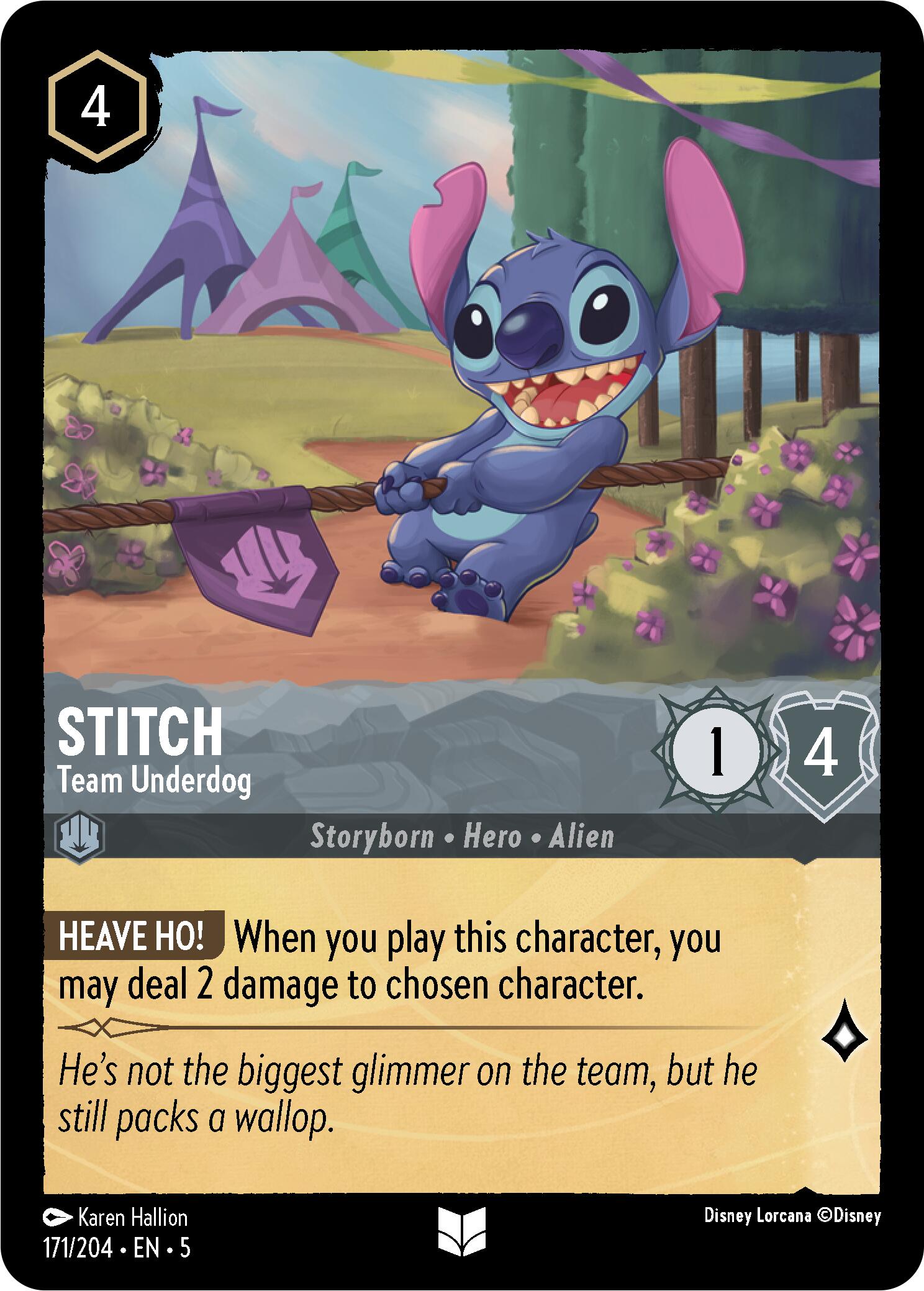 Stitch - Team Underdog (171/204) [Shimmering Skies] | North Valley Games