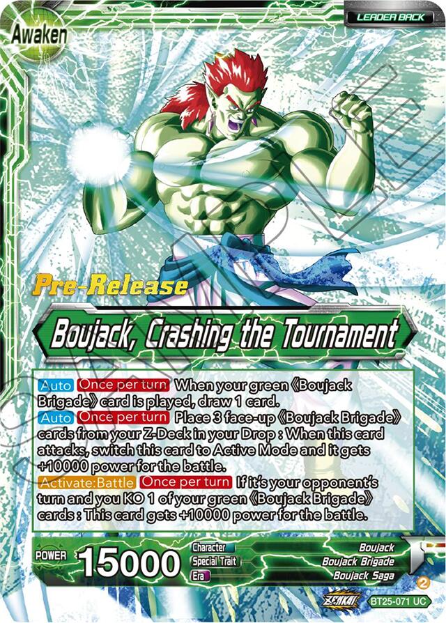 Boujack Brigade // Boujack, Crashing the Tournament (BT25-071) [Legend of the Dragon Balls Prerelease Promos] | North Valley Games