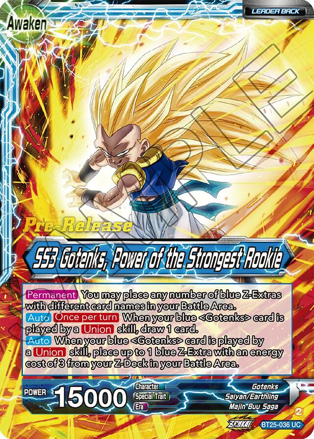 Gotenks // SS3 Gotenks, Power of the Strongest Rookie (BT25-036) [Legend of the Dragon Balls Prerelease Promos] | North Valley Games