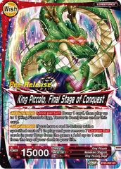 King Piccolo // King Piccolo, Final Stage of Conquest (BT25-002) [Legend of the Dragon Balls Prerelease Promos] | North Valley Games