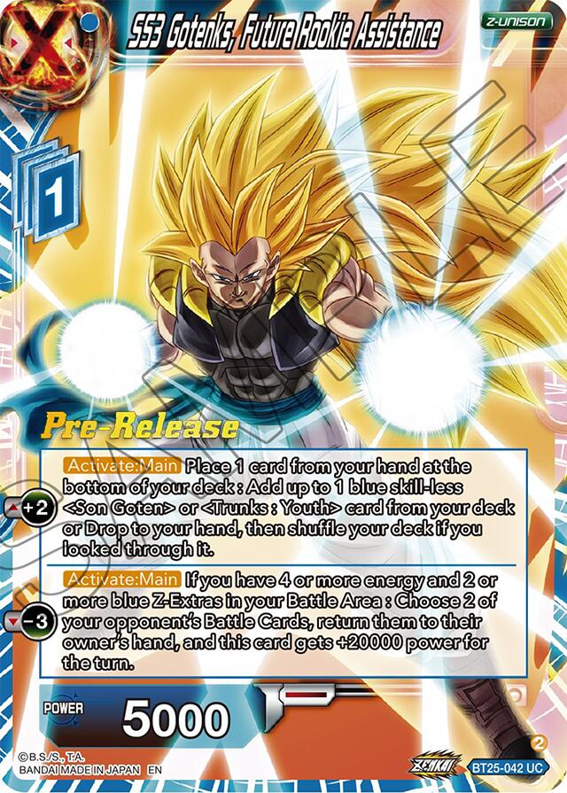 SS3 Gotenks, Future Rookie Assistance (BT25-042) [Legend of the Dragon Balls Prerelease Promos] | North Valley Games