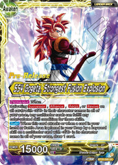 SS4 Son Goku & SS4 Vegeta // SS4 Gogeta, Strongest Fusion Explosion (BT25-098) [Legend of the Dragon Balls Prerelease Promos] | North Valley Games