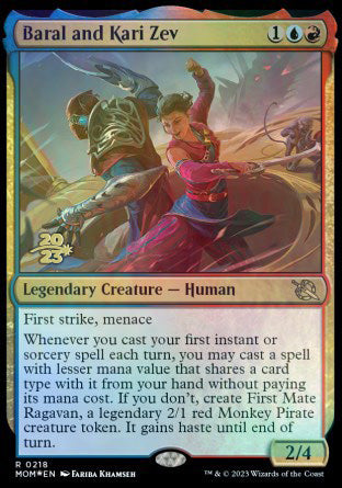 Baral and Kari Zev [March of the Machine Prerelease Promos] | North Valley Games