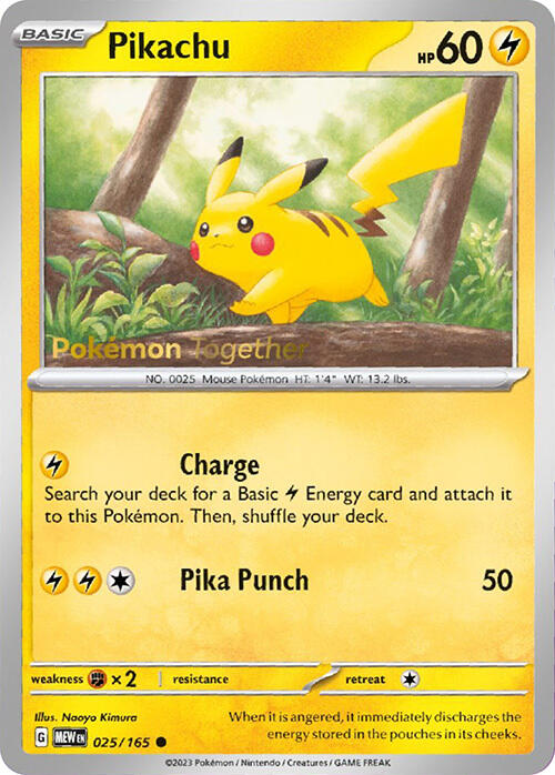 Pikachu (025/165) (PokePost Promo) [Scarlet & Violet: 151] | North Valley Games