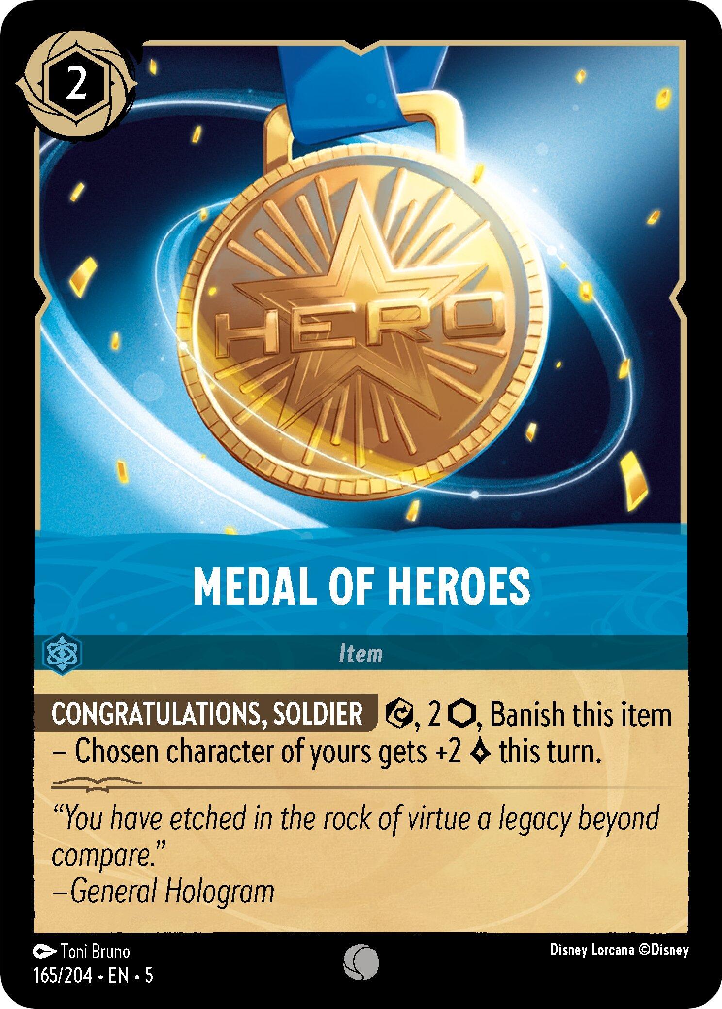 Medal of Heroes (165/204) [Shimmering Skies] | North Valley Games