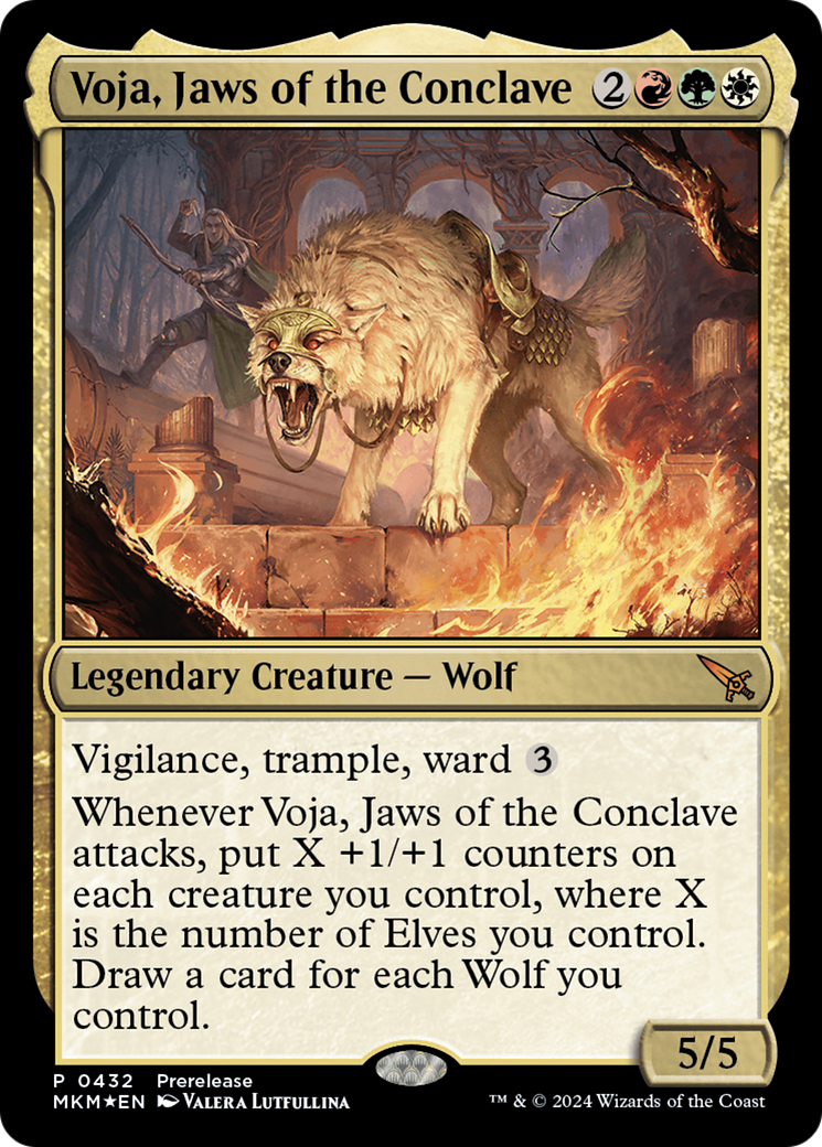 Voja, Jaws of the Conclave [Murders at Karlov Manor Prerelease Promos] | North Valley Games