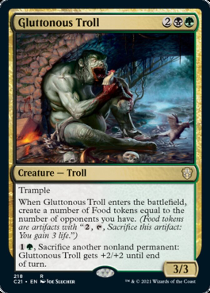Gluttonous Troll [Commander 2021] | North Valley Games