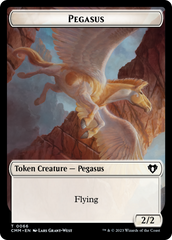 Copy (54) // Pegasus Double-Sided Token [Commander Masters Tokens] | North Valley Games
