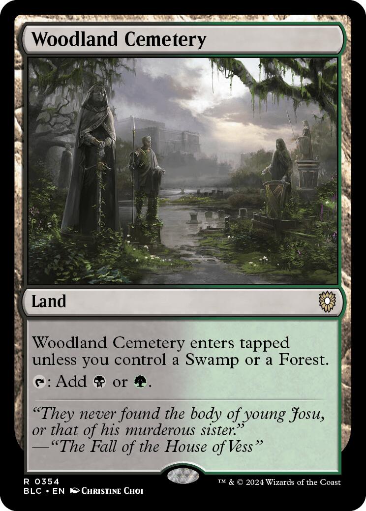 Woodland Cemetery [Bloomburrow Commander] | North Valley Games