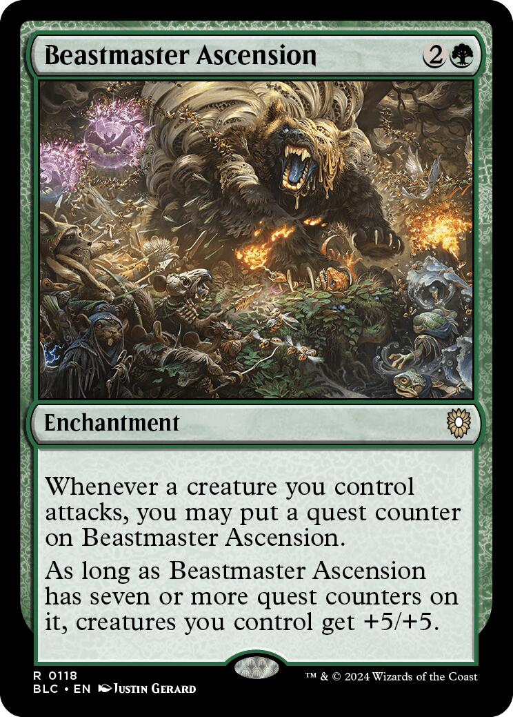 Beastmaster Ascension [Bloomburrow Commander] | North Valley Games