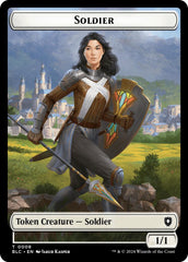 Soldier // Citizen Double-Sided Token [Bloomburrow Commander Tokens] | North Valley Games