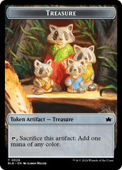 Cat // Treasure Double-Sided Token [Bloomburrow Commander Tokens] | North Valley Games